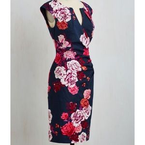 ModCloth Scholars’ Soirée Sheath Dress in Midnight